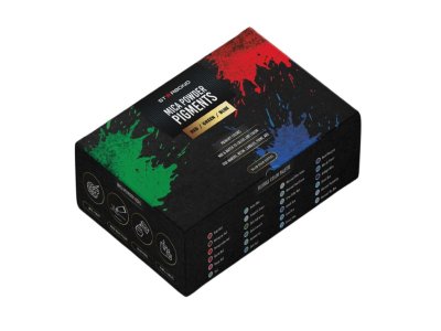 Zoom bild av Starbond Mica Pulver Pigment Set - Röd, Grön och Blå Palett - 24 x 10g Flaskor